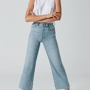 Denim Forum THE FARRAH HIGH-RISE 28L sz 27